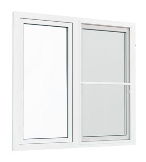 Окно ПВХ 1450 x 1415 двухкамерное - EXPROF Practica
 Вязьма