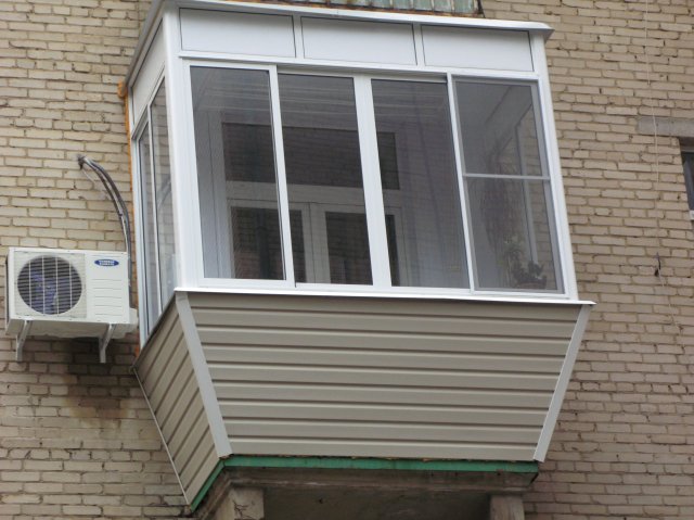 Остекление балконов в хрущевке с выносом по цене от производителя Вязьма